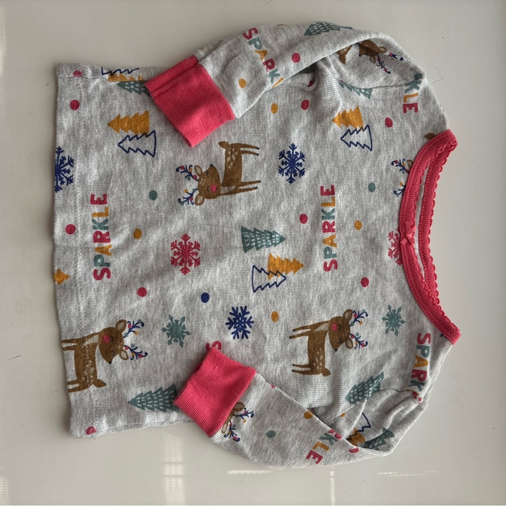 Koala Kids Gray Shirt with Pink and Blue Accents